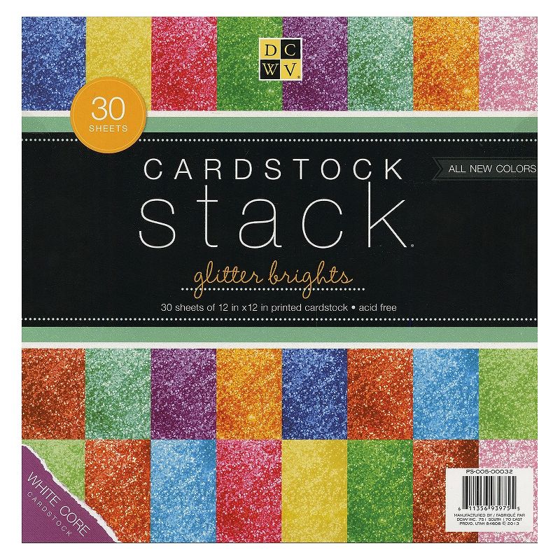 Cardstock Stack - Glitter