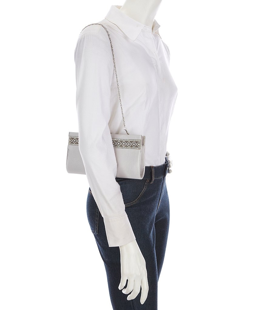 Kate Landry Crushed Crystal Clutch Bag