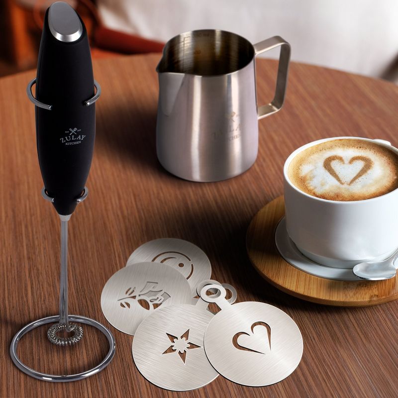 Zulay Kitchen Milk Frother - Full Set