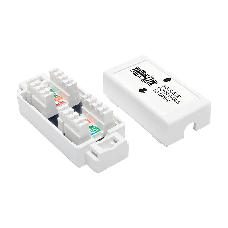 Cat6 Cat5e Unshielded Junction Box, 110 Style Punch Down (N237-001)