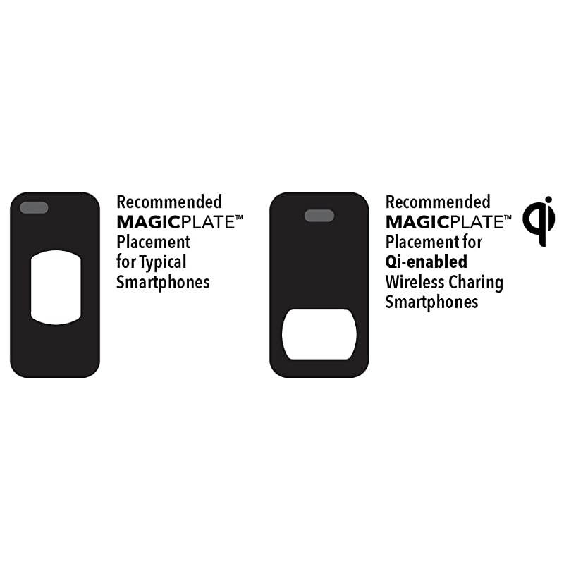 MAGFMB MagicMount Universal Magnetic Flush Mount Holder for Mobile Devices in Frustration Free Packaging Black