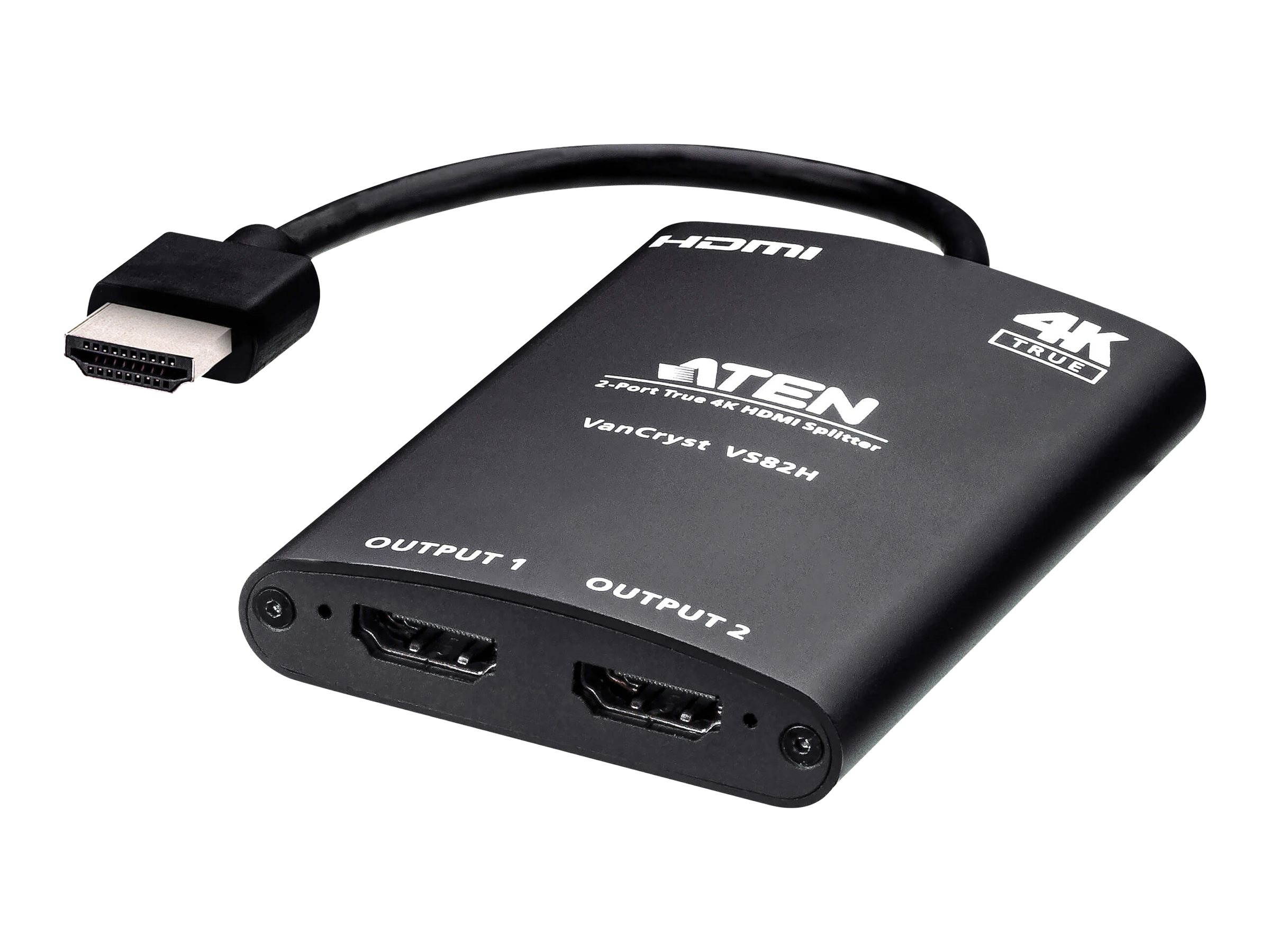 VanCryst VS82H 2-Port True 4K HDMI Splitter