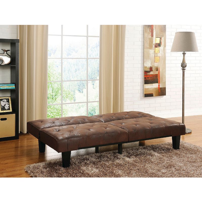 Venti Vintage Futon Brown - Dorel Home Products