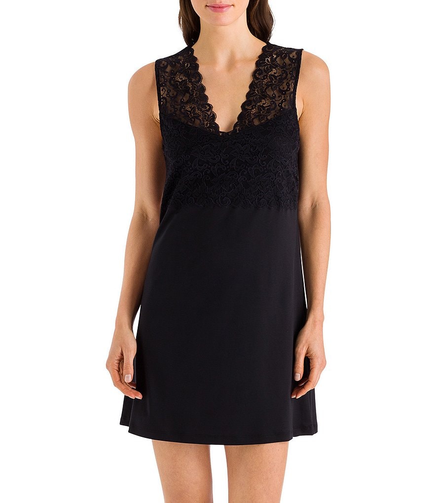 Papinelle Dot Print Modal Pleat Front Nightgown