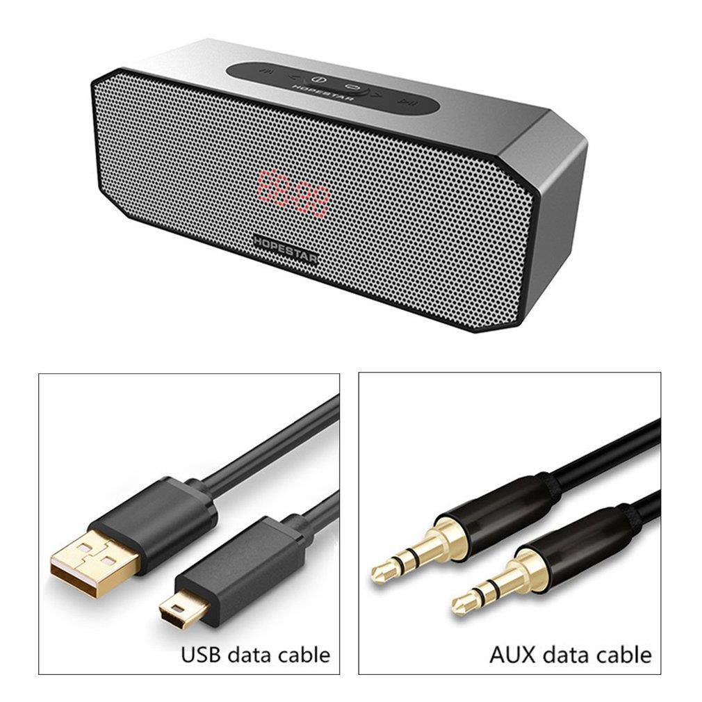 HOPESTAR P8 Portable Wireless Bluetooth Speaker Music Player Power Bank