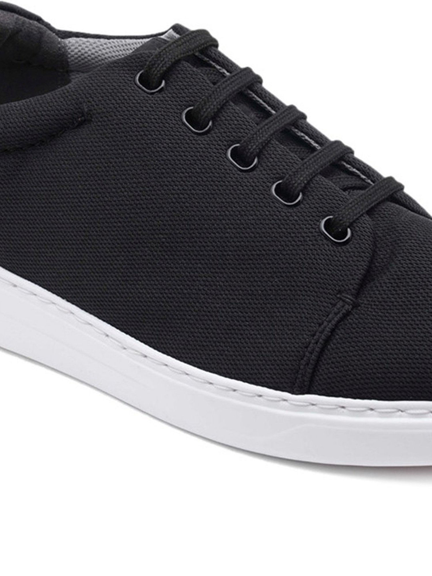 Ruosh Men's Black Casual Sneakers