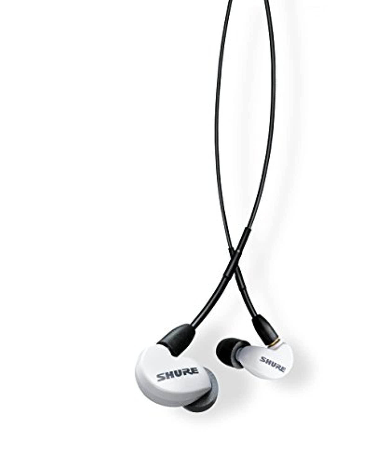 Shure SE215 Special Edition Earphones with Remote & Mic Cable, White