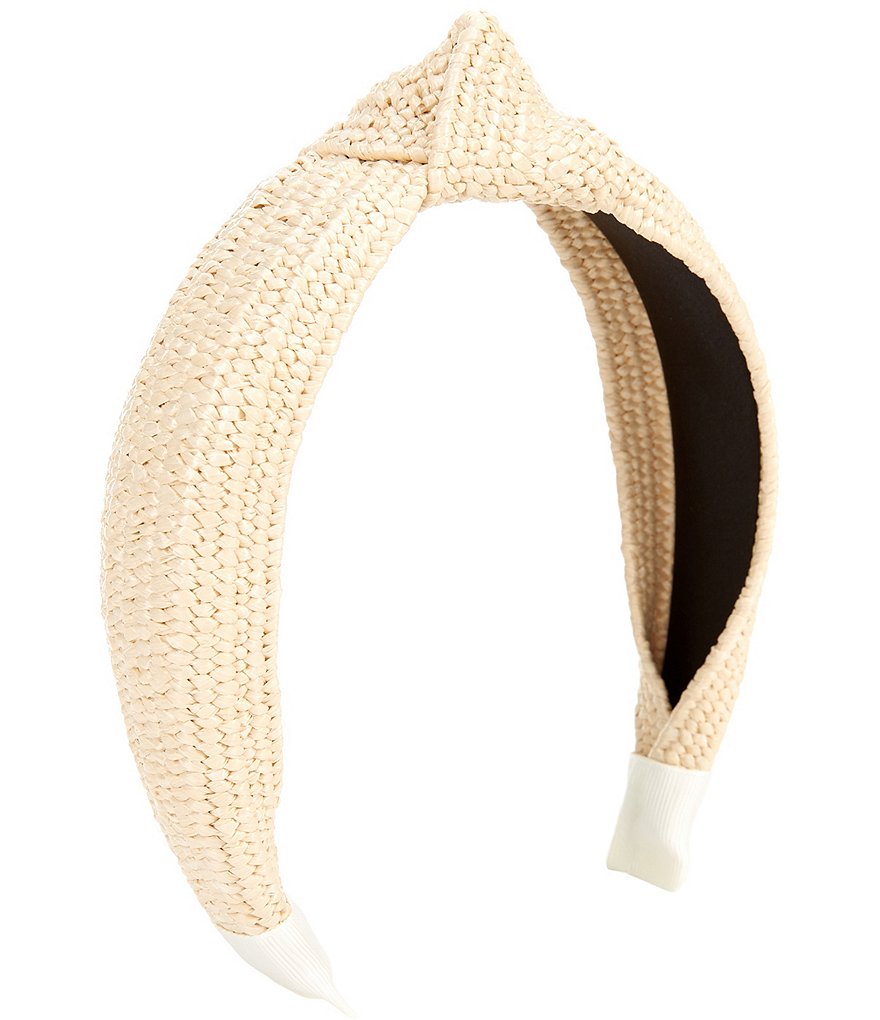 Edgehill Collection Little Girls Sparkle Satin Bow Wrap Headband