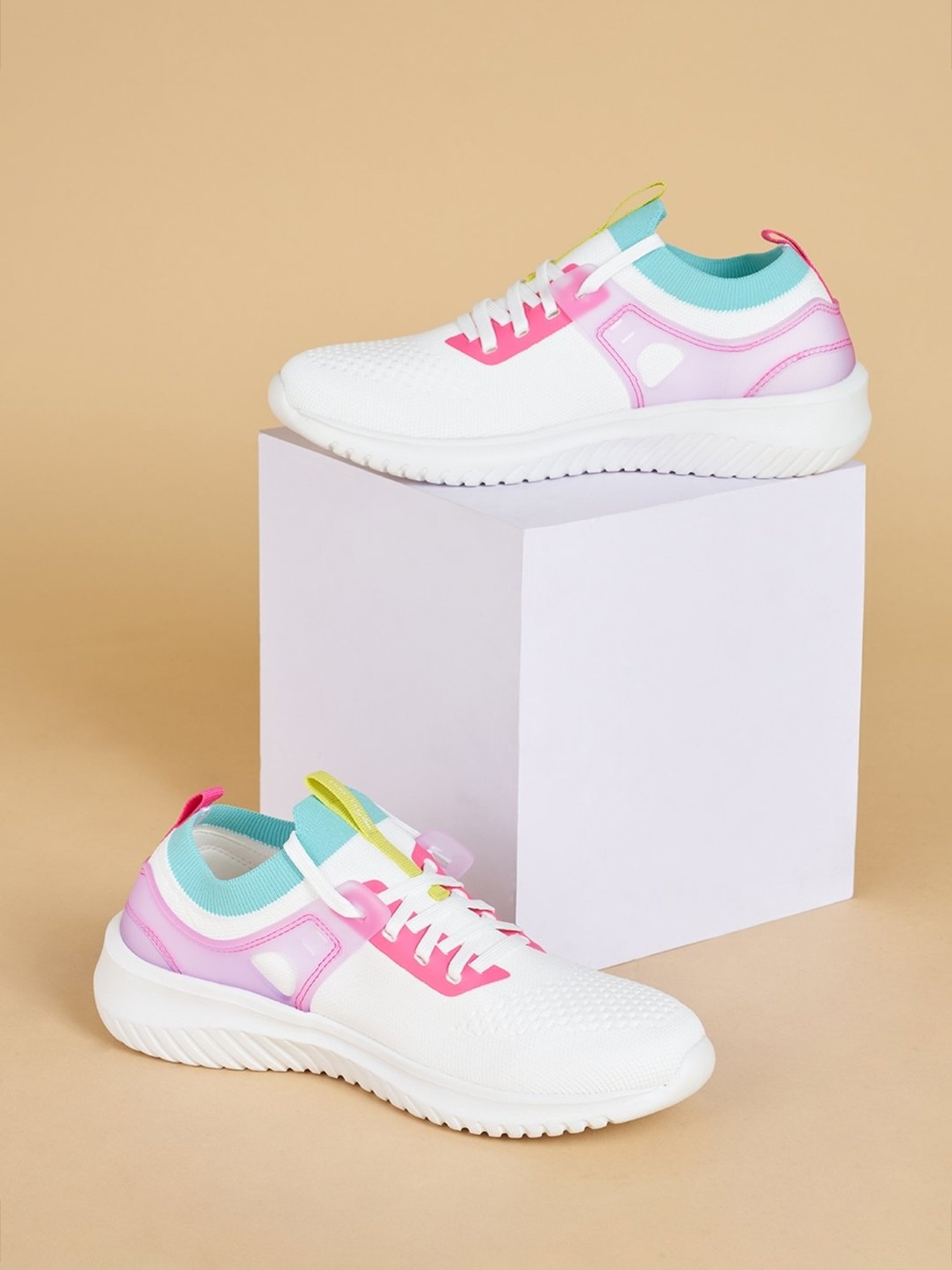 Forever Glam by Pantaloons Women's White Running Shoes