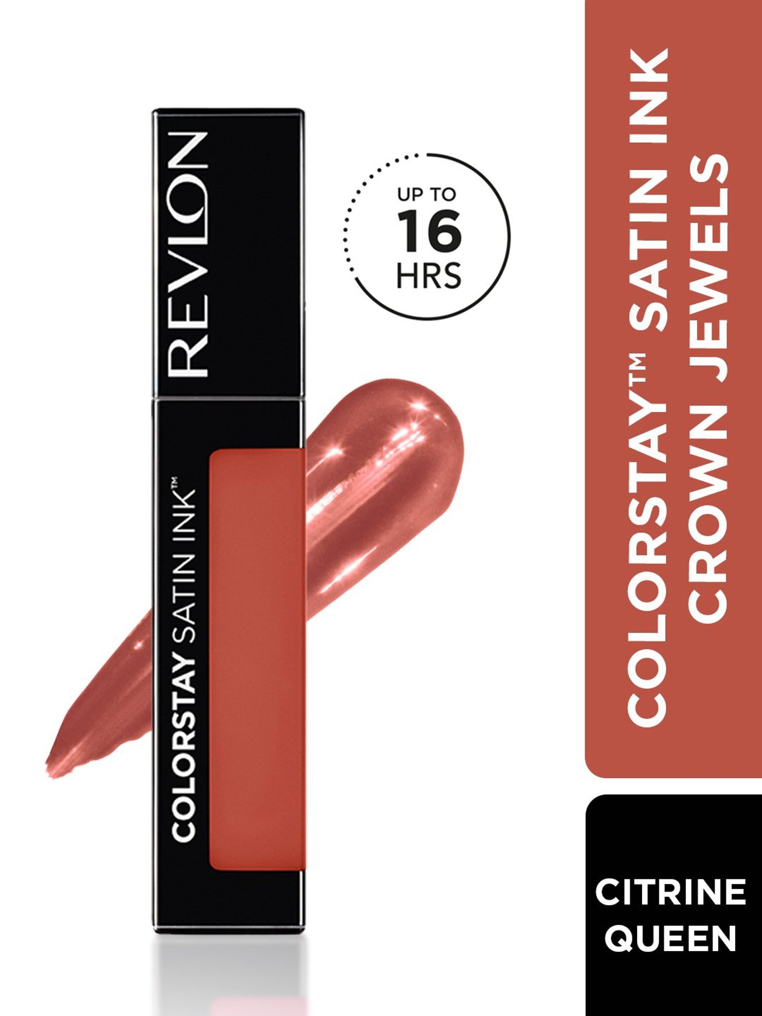 Revlon ColorStay Satin Ink Crown Jewels Liquid Lipstick Citrine Queen - 5 ml