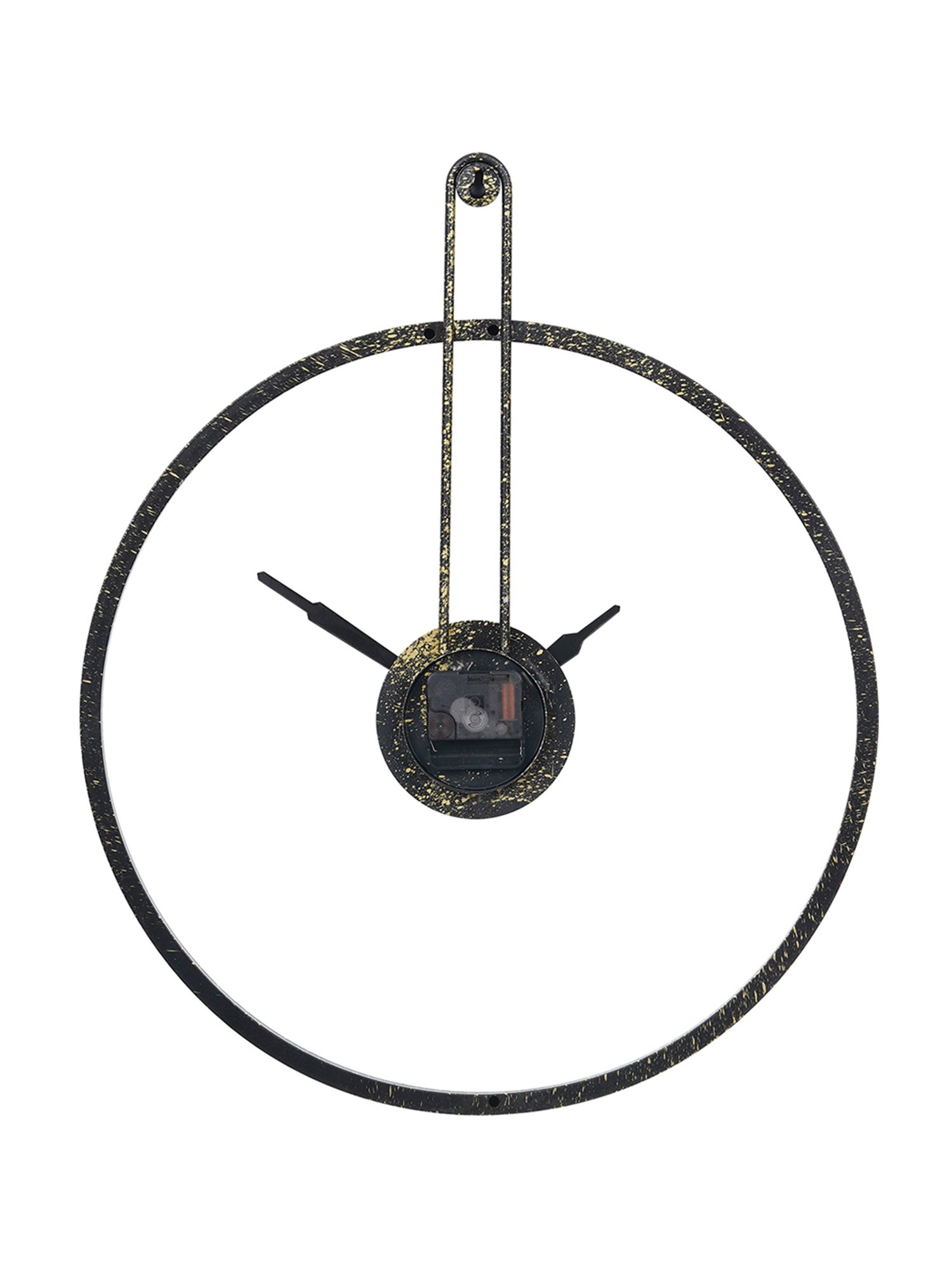 CHRONIKLE Round Multicolor Iron Wall Clock