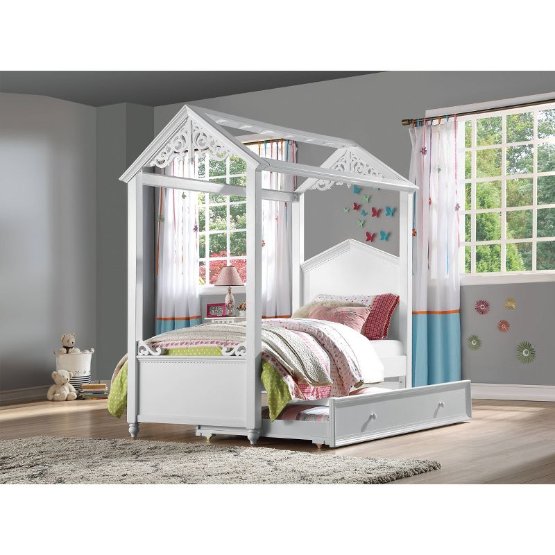 Bella Kids' 3 Drawer Dresser with Cubbies White - Room & Joy