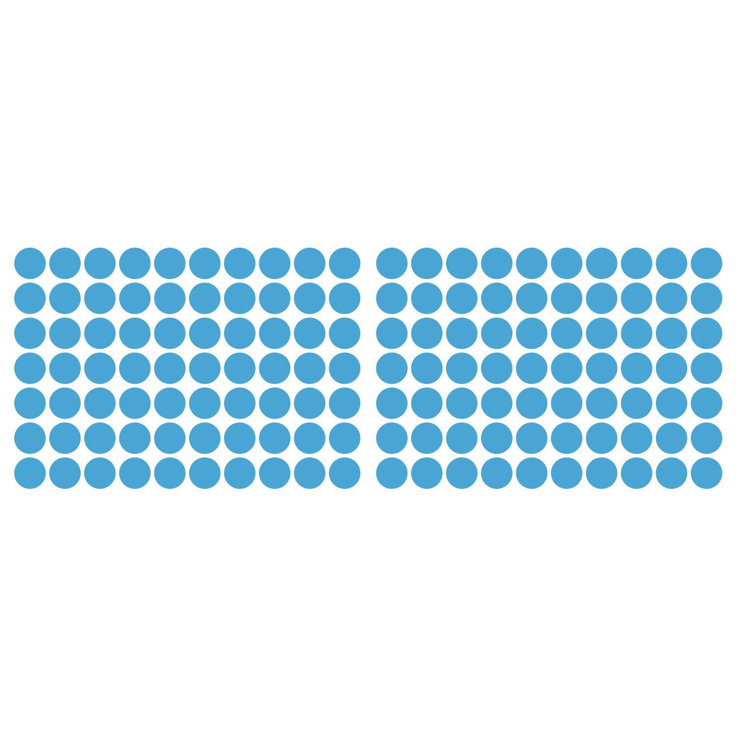 LiteMark 2 Inch Orange Dot Decals - Pack of 80