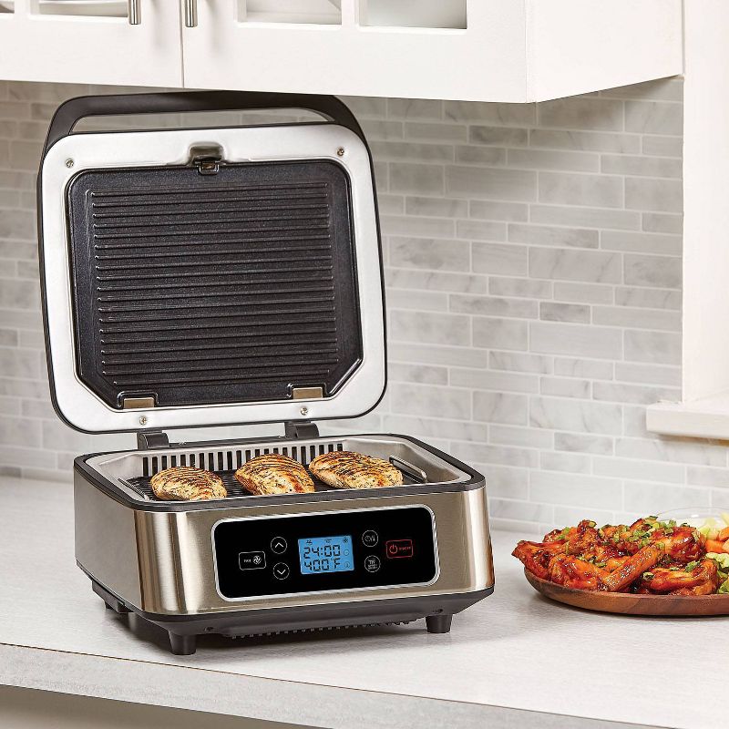 As Seen on TV Shaq Smokeless Grill and Press - Silver