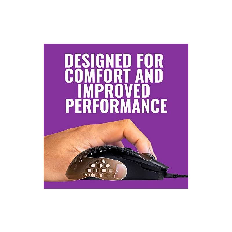MM710 53G Gaming Mouse with Lightweight Honeycomb Shell, Ultralight Ultraweave Cable, Pixart 3389 16000 DPI Optical Sensor