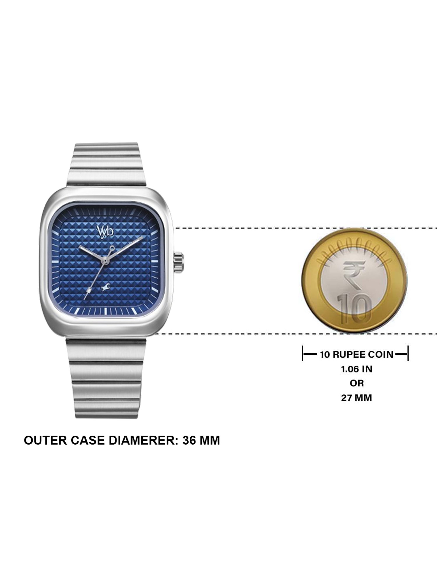 Fastrack Vyb 3.0 FV30001SM01W Analog Watch for Men