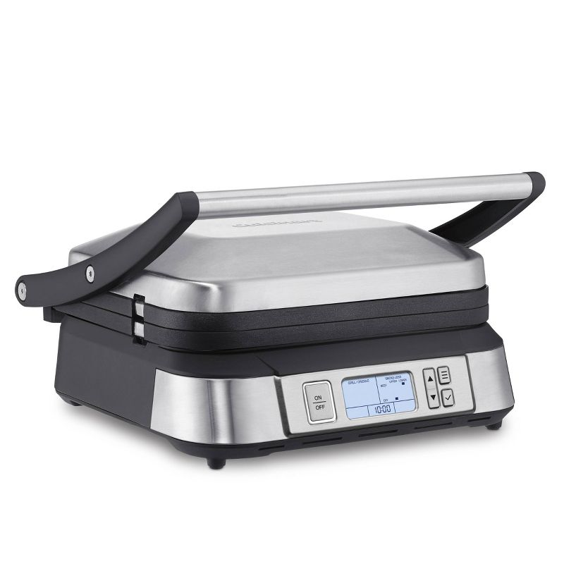 Cuisinart Contact Griddler with Smoke-less Mode - Brushed Stainless Steel - GR-6STG
