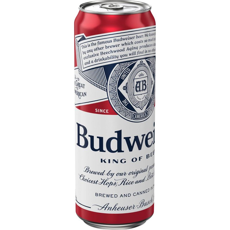 Budweiser Lager Beer - 25 fl oz Can