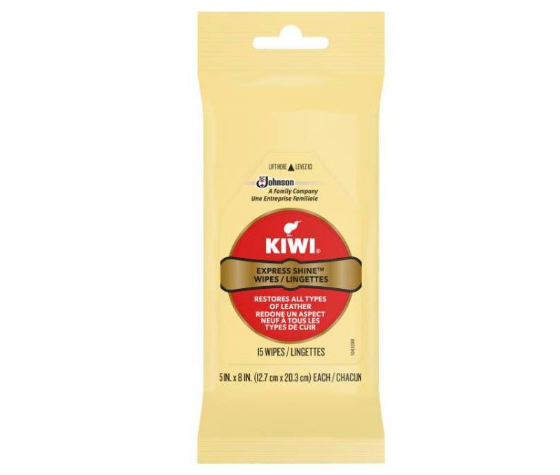 KIWI Express Clean and Shine Wipes 15ct