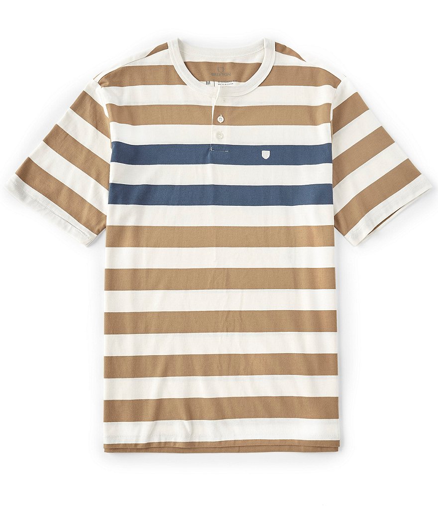 Brixton Short-Sleeve Hilt Henley Knit Shirt