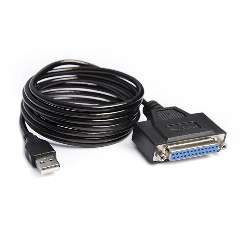 25Ft 25 Feet DB25 Male to Female MF Extension Parallel Cable UL Certified