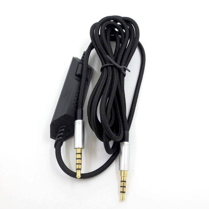 For Astro A10 A40 A30 A50 Gaming Headset Replacement Audio Cable Cord 2M 3.5mm (With Controller)