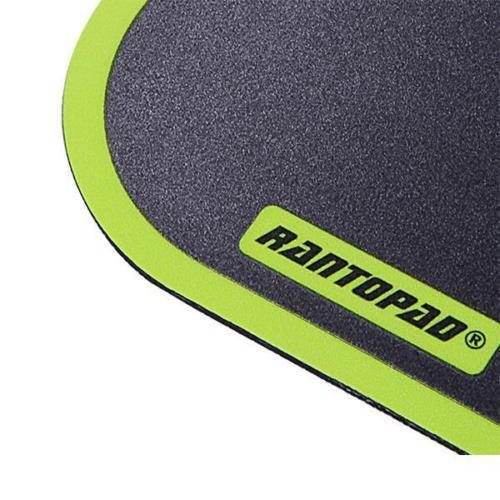 Rantopad GTS Plastic Gaming Mousepad - Anti-slip, Smooth & Durable Frosted Resin Surface, Pro Gaming Essential, Made for Optical Mice, Large Size 11x8.6x0.7 in - Black