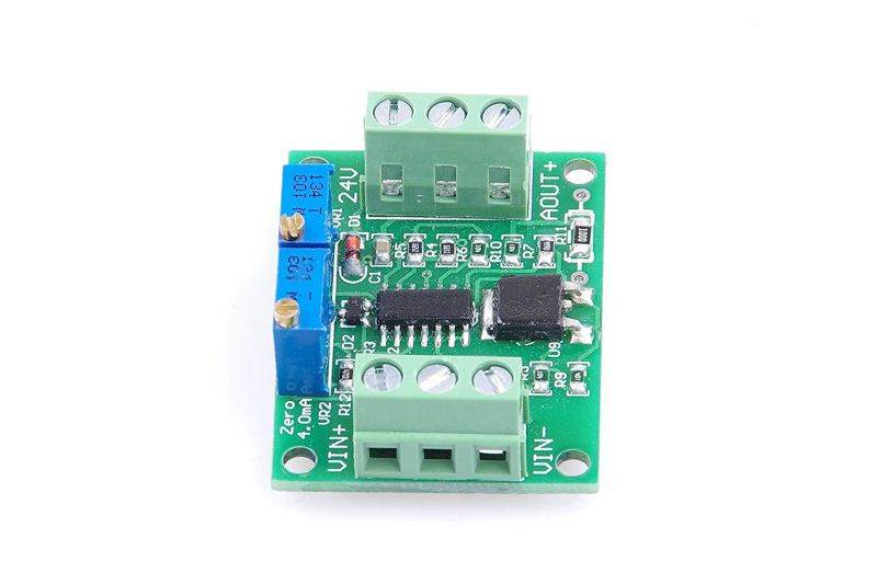KNACRO Voltage To Current Module 0-2.5V 3.3V 5V 10V 15V 24V Voltage Conversion To 0-20mA 4-20MA current (0-24V TO 4-20MA)