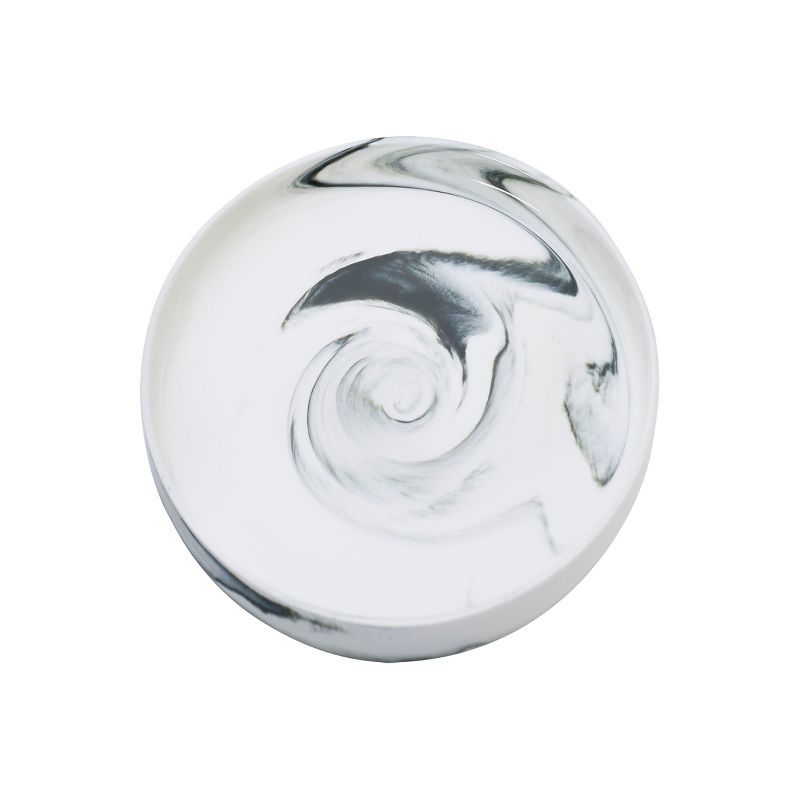 Square Melamine Polka Dot Dinner Plate 10.5" Gray Mist - Room Essentials™