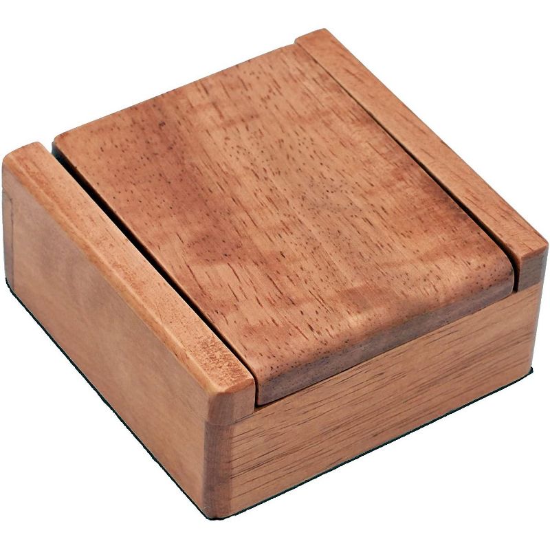 WE Games Wooden Dice Box and 8 Wooden Dice