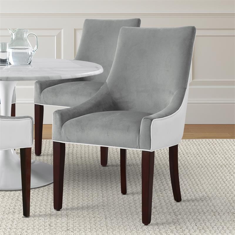 Jolie Upholstered Dining Chair -Smoke Gray - Comfort Pointe