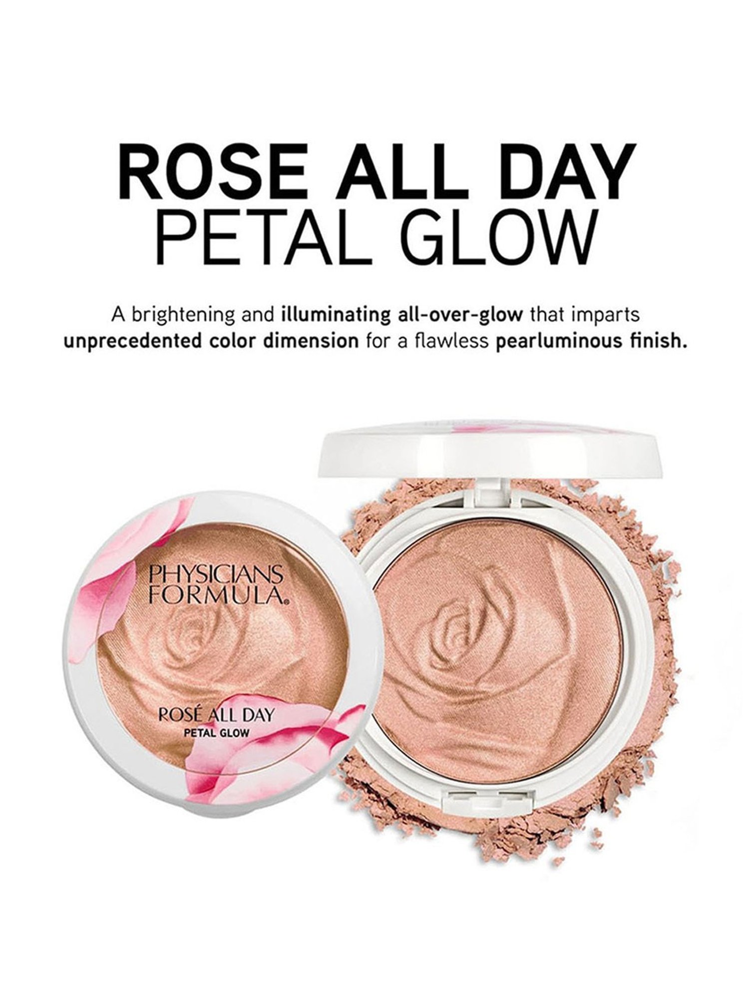 Physician Formula Rose All Day Petal and Glow Setting Powder Freshly Picked - 10.3 gm