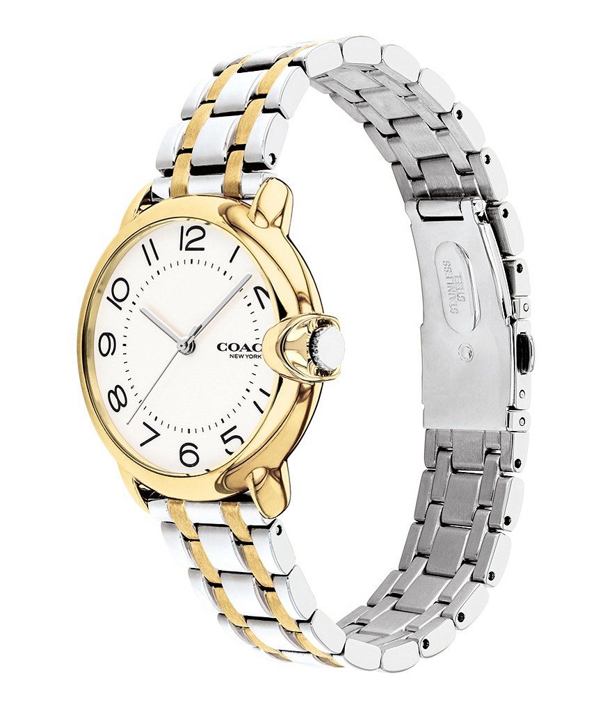 COACH Arden Two Tone Bracelet Watch