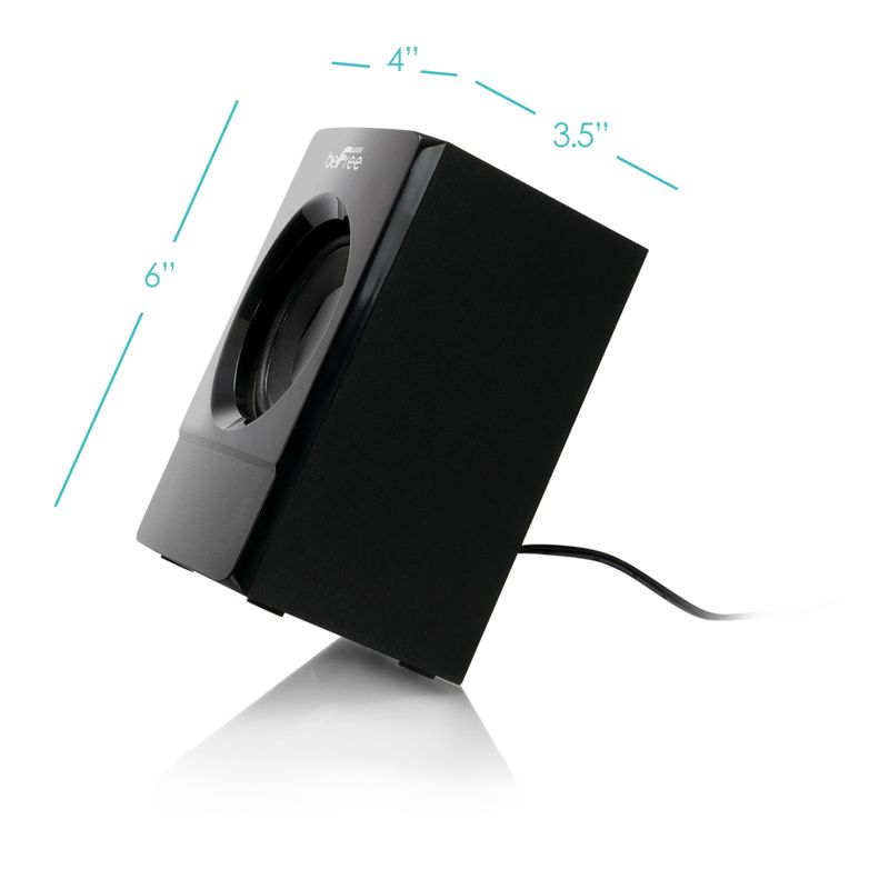 beFree Sound 5.1 Channel Bluetooth Surround Sound Speaker System in Black