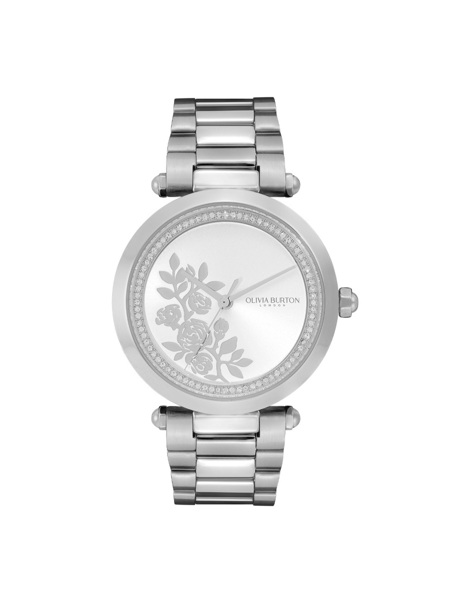 Olivia Burton 24000042 Tbar Floral Analog Watch for Women