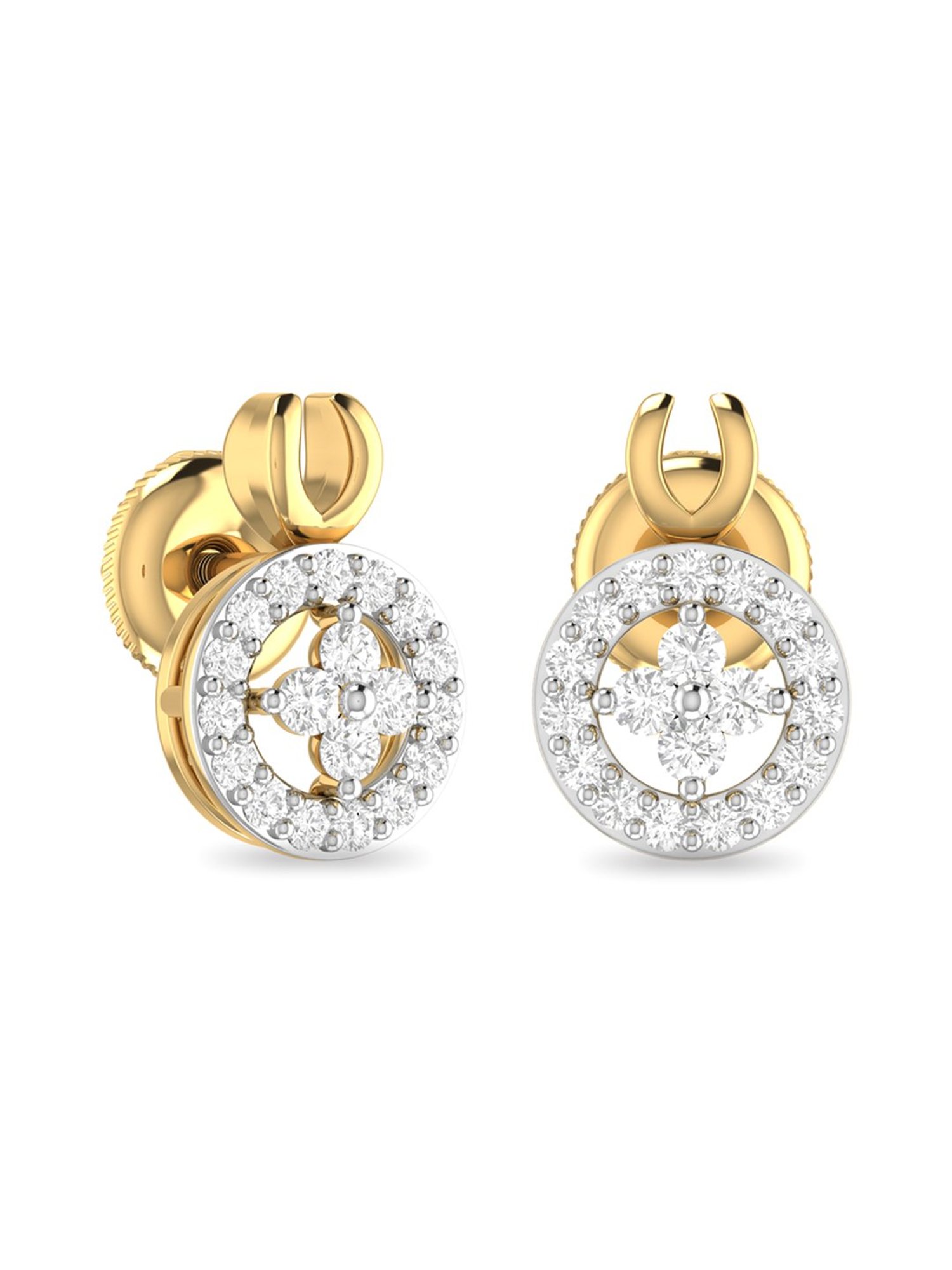 PC Jeweller Kunsgnos 22 kt Gold Earrings