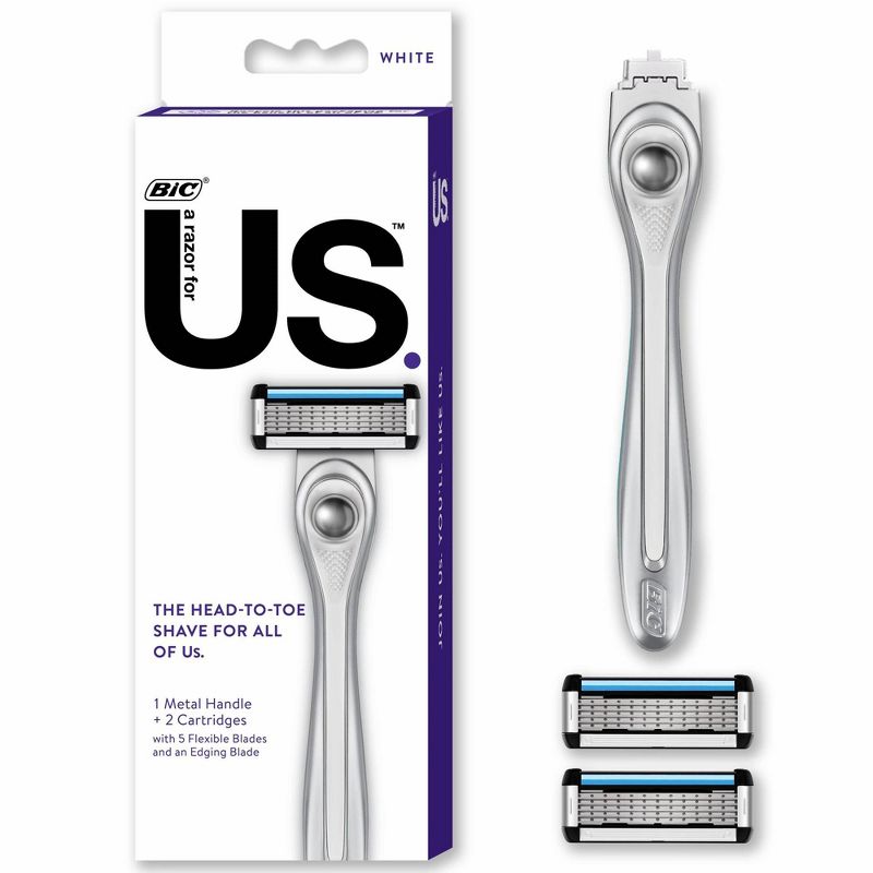 BiC Us. Blade Starter Kit White - 2ct