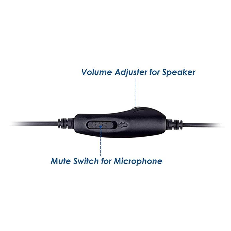 and Mute Switch Headset Office Monaural Headset with Microphone RJ9 Plug for Cisco IP Phones 794X 796X 797X 69XX Series and 881188418851886189418945896199519971 etc
