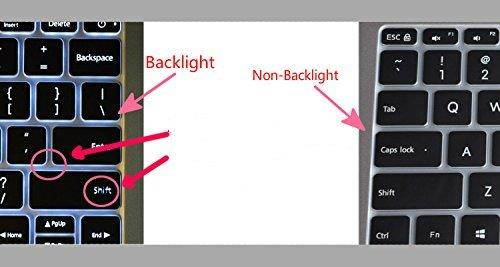 Leze - Ultra Thin Keyboard Cover for Asus ROG Strix GL753 GL753VD GL753VE GL553 GL553VD GL553VE, ZX53VW Gaming Laptop - Backlight Blue