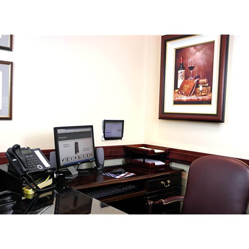 Koala Tablet Wall Mount Universal DamageFree Adhesive Wall Dock for iPads iPad Airs Galaxy Tabs and Other Tablets Black Version