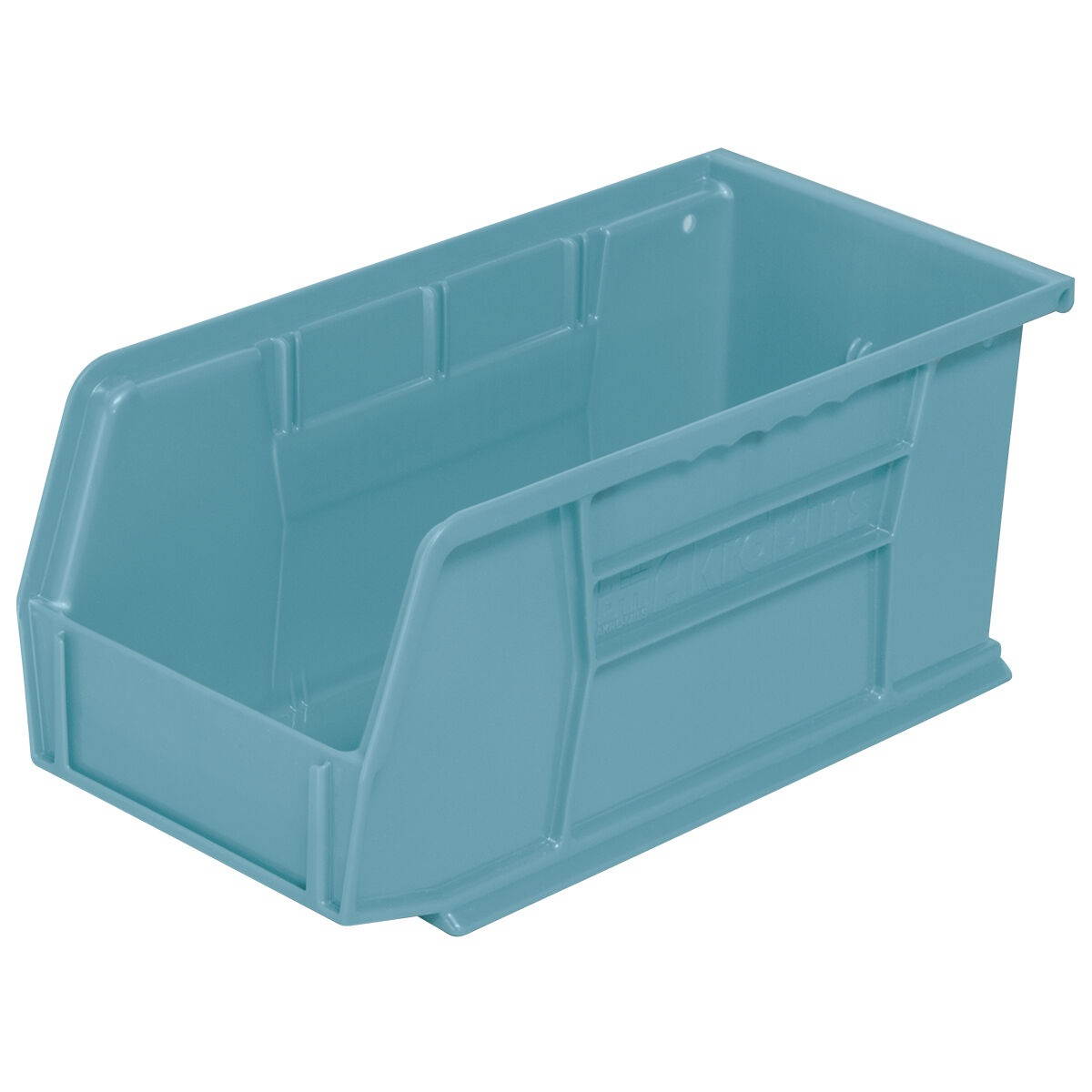 Akro-Mils 30230LTBLU Light Blue Stack & Hang Bin 10-7/8D x 5-1/2W x 5H 12/pk