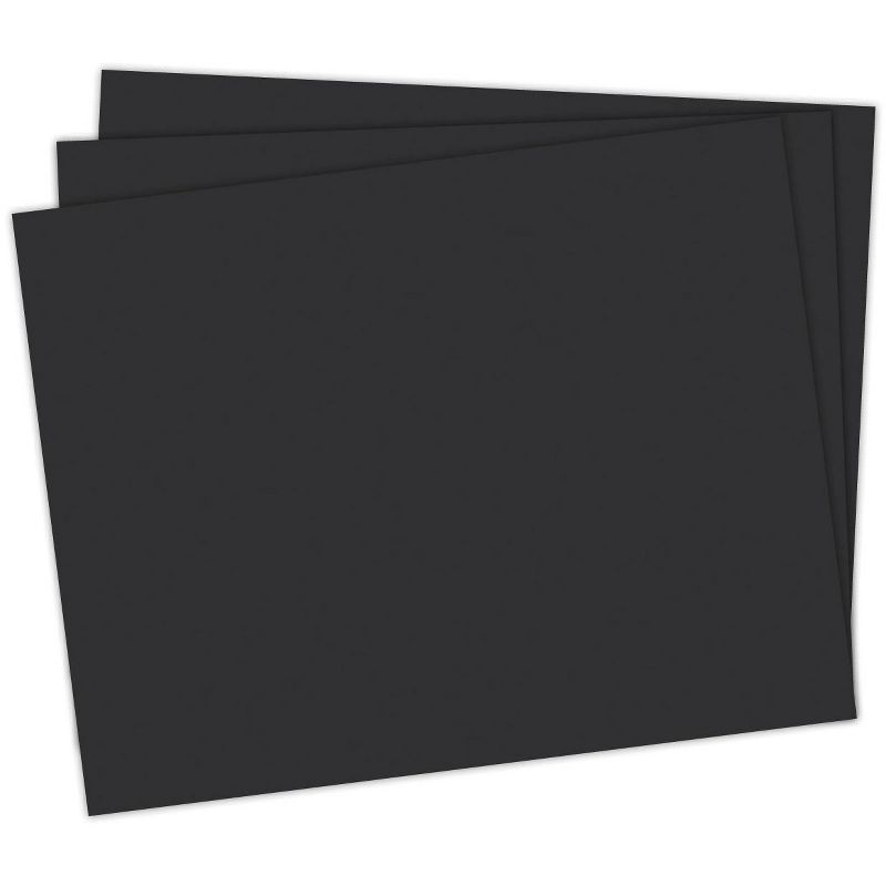 School Smart Railroad Board, 22 x 28 Inches, 6-Ply, Black, pk of 25