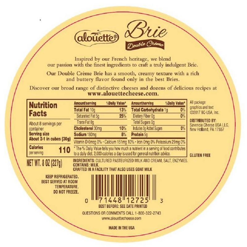 Alouette Baby Brie Cheese - 8oz