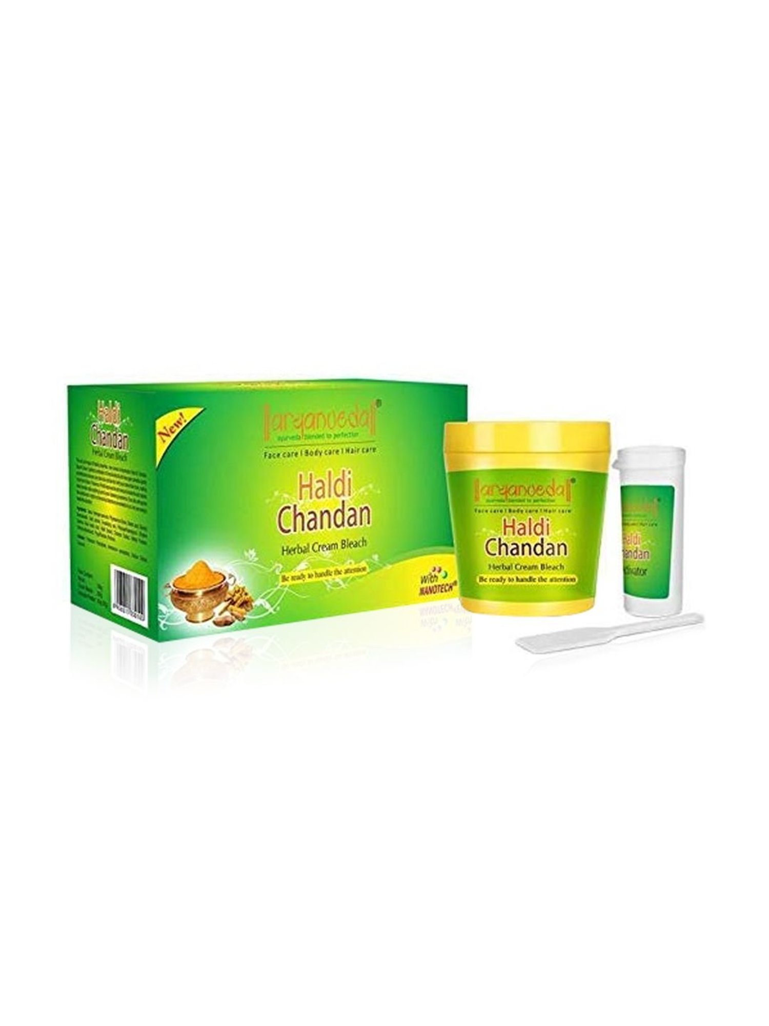 Aryanveda Herbals Haldi Chandan Bleach Cream - 250 ml