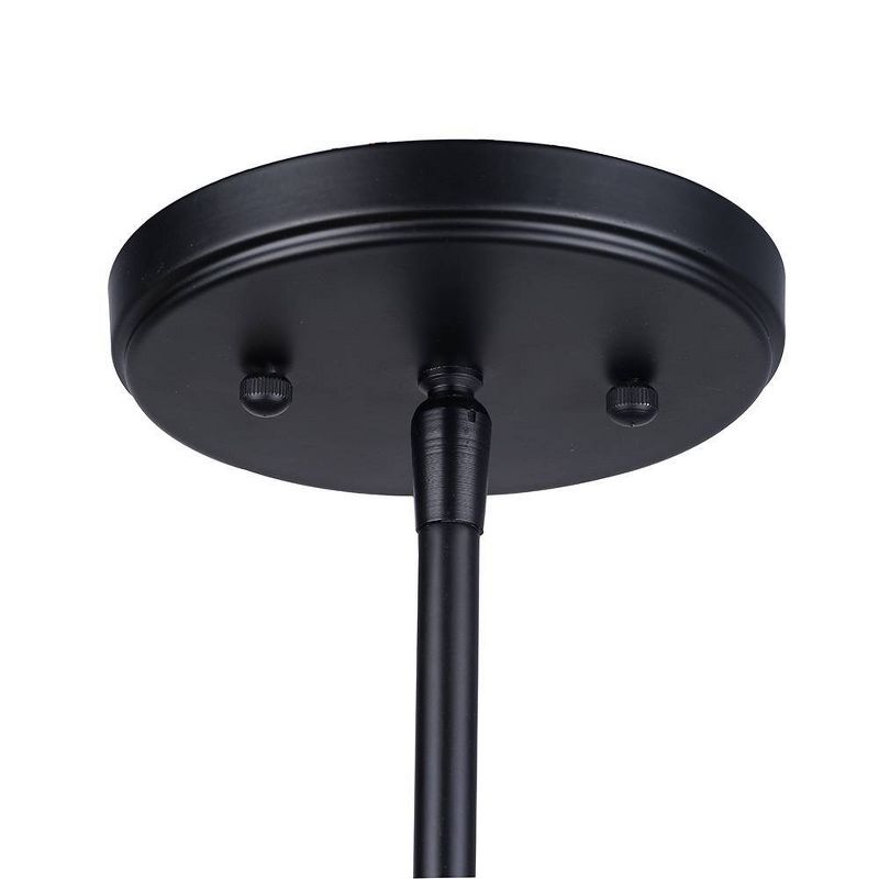 55.5" Glass Wire Cage Ceiling Light (Includes LED Light Bulb) Brown - Cresswell Lighting