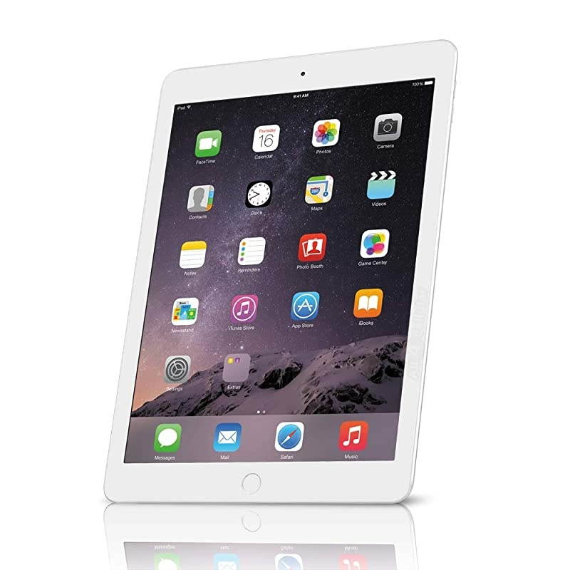 iPad Air 2 MGTY2LL/A (128GB, Wi-Fi, Silver) (Renewed)