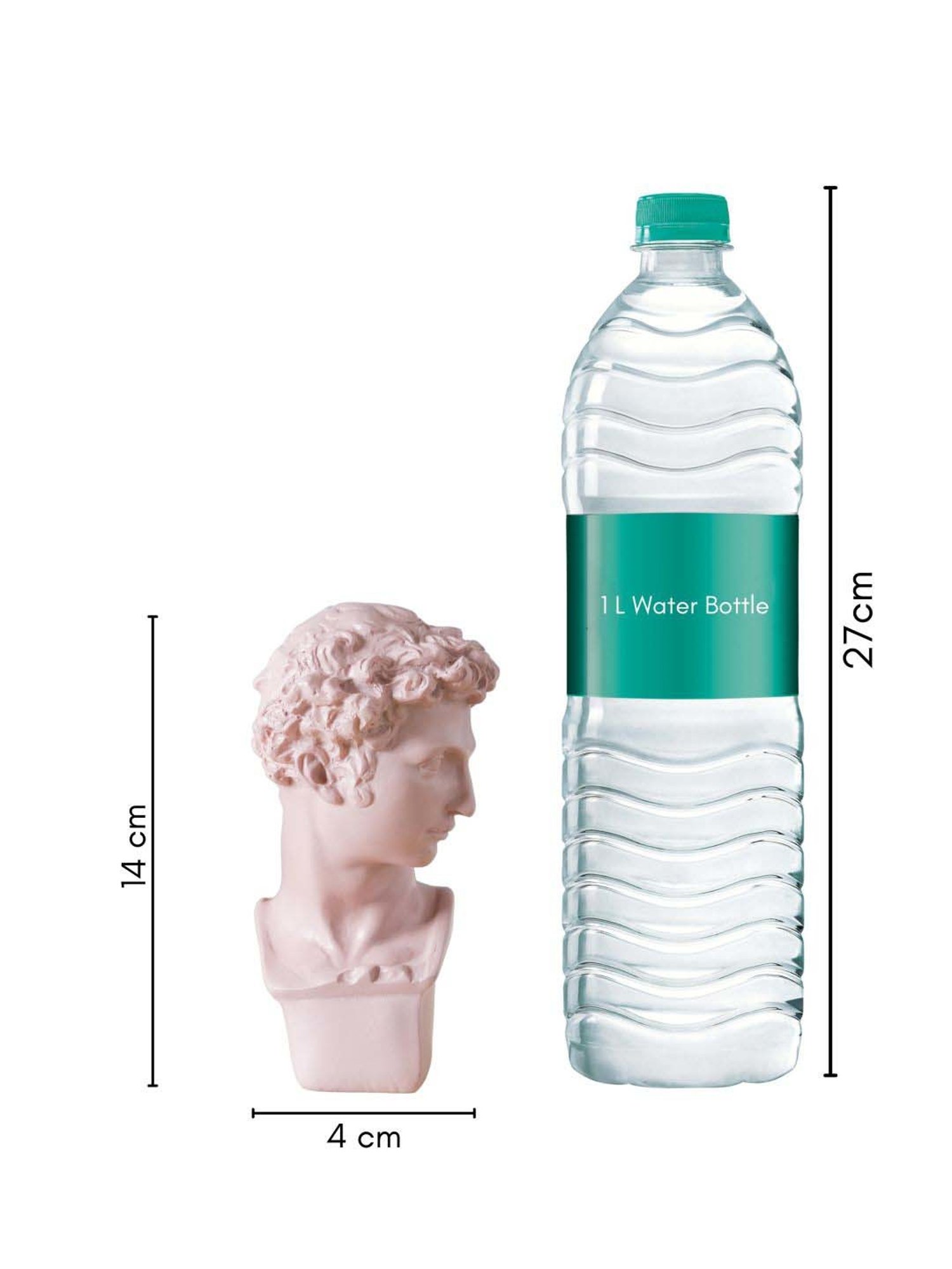 Nestasia Ancient Greek Sculpture Light Pink showpiece for Living Room & Bed Room|Perfect for Gifting