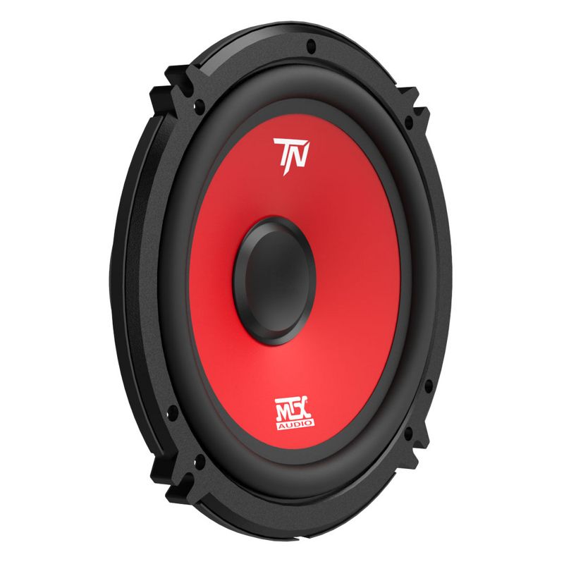 MTX Terminator 6.5 Inch Woofer Cone Component Speaker Pair with 45 Watt RMS (2 Pack)