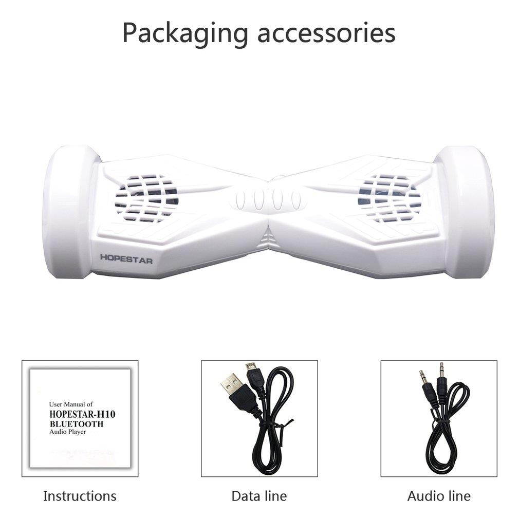 HOPESTAR H10 Self-Balance Scooters Design TF FM Bluetooth Speaker With Mic