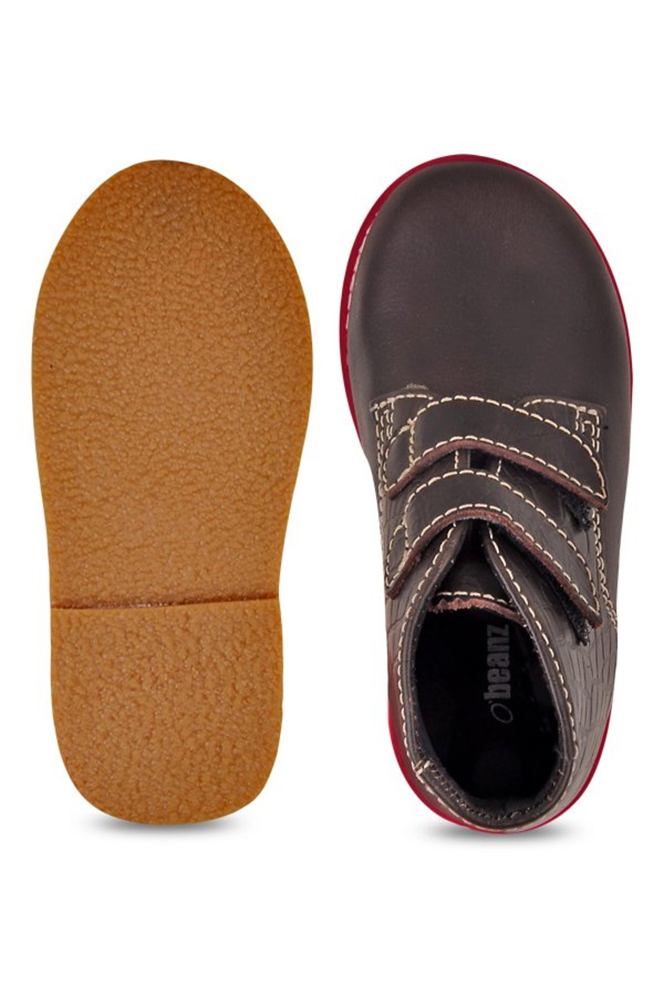 Beanz Kids Hunter Dark Brown Derby Boots